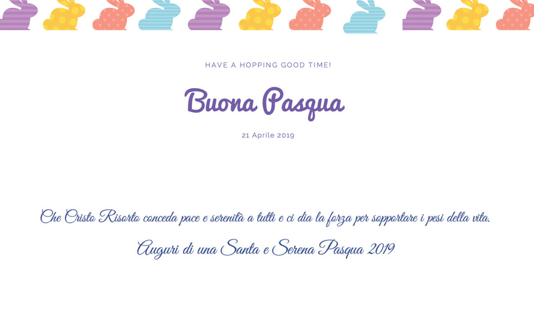 Buona Pasqua 2019